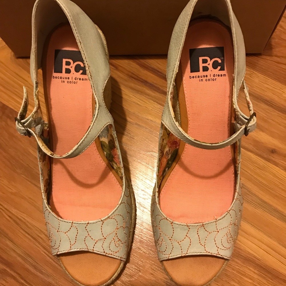 Sandal wedges type.